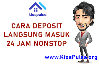 cara deposit isi saldo agen pulsa via virtual account cv kios pulsa indonesia